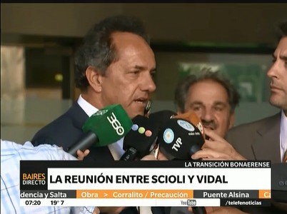 Reunión de Scioli con gobernadores peronistas