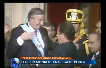 La ceremonia de entrega de poder