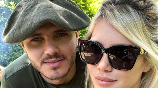 Wanda Nara y Mauro Icardi, de paseo escuchando al santafesino Sergio Torres