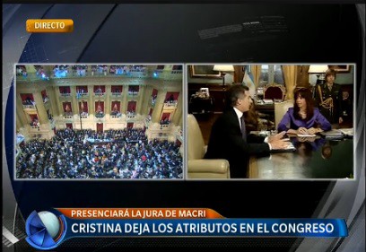 Cristina deja los atributos en el Congreso