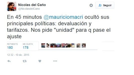 Mensajes de políticos y famosos a Macri en Twitter: entre saludos, críticas y chicanas