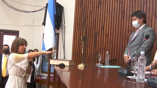 Asumió la concejala que se vio en un video manejando un auto en la falda de otra persona