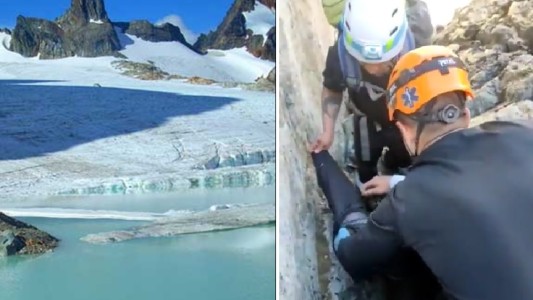 Ushuaia: rescataron a un turista israelí que sobrevivió 24 horas dentro de un glaciar