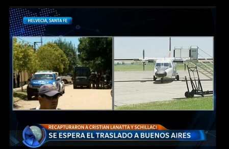 El Ministerio de Seguridad le confirmó al juez la detención de los prófugos