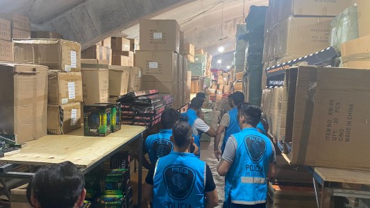 Megaoperativo en Once: secuestraron más de 29 mil productos apócrifos destinados a la venta callejera valuados en 87 millones de pesos