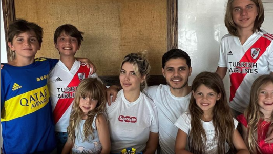 Con la torta de Joaquín como protagonista, Wanda Nara celebró el cumpleaños de su hijo en familia