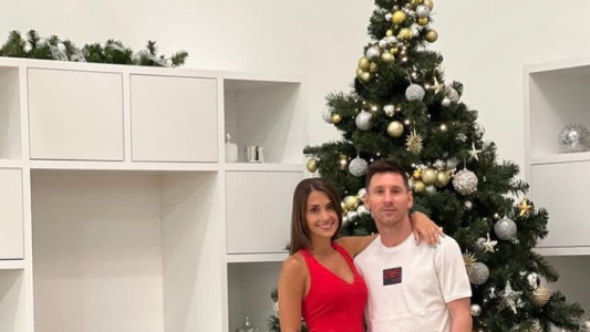 En patas y a pura cumbia: así fue la Navidad de Lio Messi en Rosario