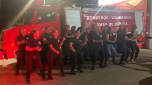 Video: Bomberos Voluntarios de Lomas de Zamora se sumaron al #BarChallenge