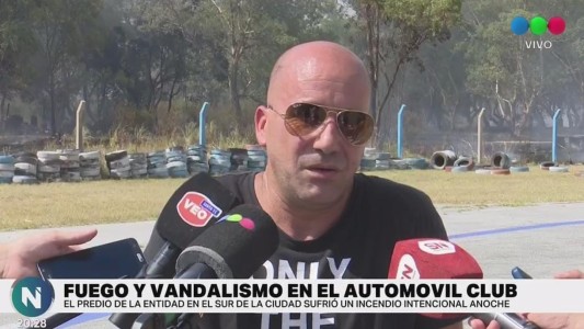 Provocaron incendios en el Automóvil Club Argentino de Santa Fe