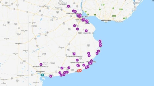 Buenos Aires creó un mapa con puestos de vacunación y testeos en destinos turísticos