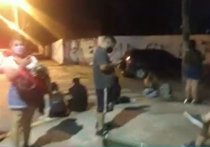 Hicieron cola toda la noche para hisoparse en Monte Grande