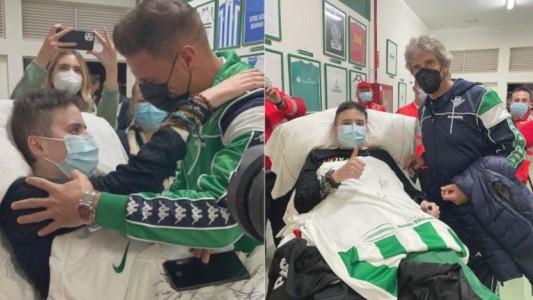 Murió Miguel, un reconocido hincha que siguió al Real Betis en camilla por toda España