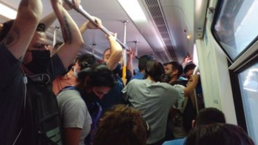 El tren Sarmiento, paralizado por una medida gremial