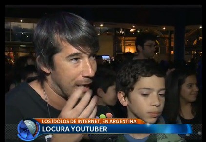 Locura youtuber en Argentina