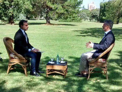 Dijo Macri que buscan embargar bienes de Cristóbal López por su deuda con la AFIP