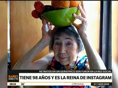 La sensación de Instagram tiene 98 años