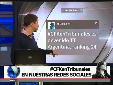 #CFKenTribunales en nuestras redes sociales