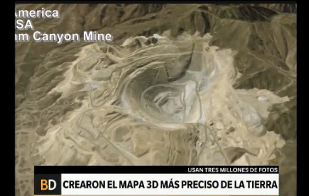 Crearon el mapa 3D más preciso de la Tierra