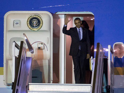 Obama comenzó su visita oficial a la Argentina