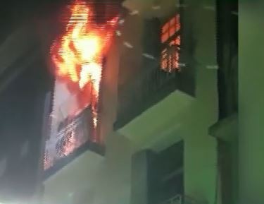 Incendio en un hotel céntrico: un muerto y 11 heridos