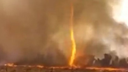 Se registraron remolinos de fuego en Misiones