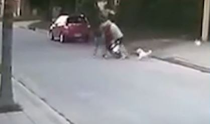 San Pedro: Un vecino salvó a una mujer atacada por un motochorro