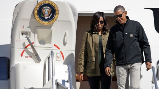 Obama llegó a Bariloche