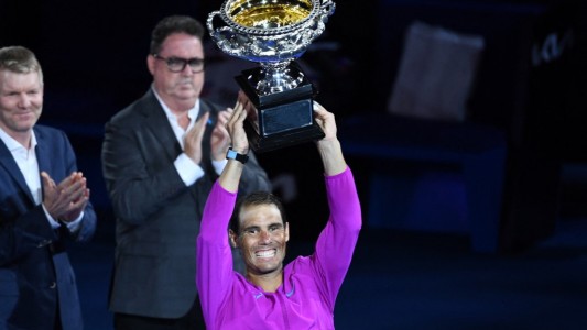 Rafael Nadal ganó el Abierto de Australia y se convirtió en el tenista con más Grand Slams