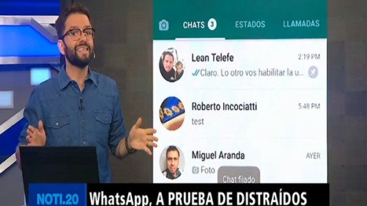WhatsApp permitirá fijar hasta tres conversaciones