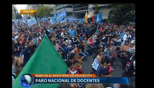 Paro de CTERA y de los docentes universitarios