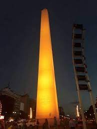 Iluminarán el Obelisco y edificios de color amarillo en el Día Internacional del Cáncer Infantil