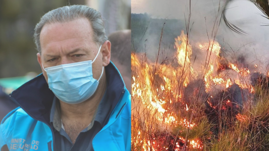 Berni viajó a Corrientes: "La situación es tremenda, es una pelea cuerpo a cuerpo con el fuego"