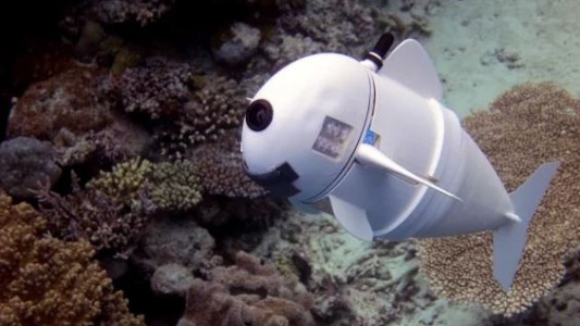 Un pez robótico realiza investigaciones en el fondo del mar