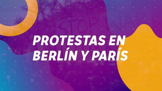 Protestas en Berlín y París - #BuenFlash