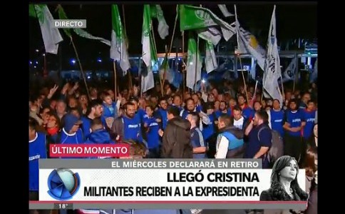 El regreso de Cristina: el relato del viaje, desde adentro
