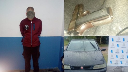 Entradera, persecución y arresto de un falso policía de la Ciudad