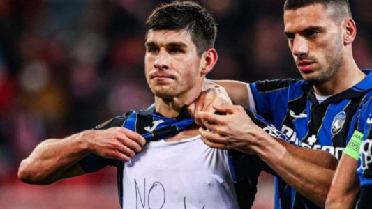 El pedido de paz de un futbolista ucraniano del Atalanta de Italia en plena Europa League