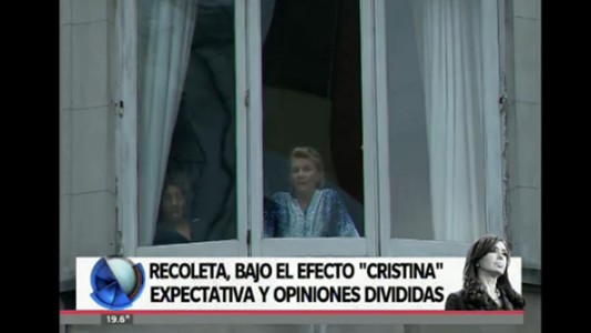 Recoleta, bajo el efecto "Cristina"