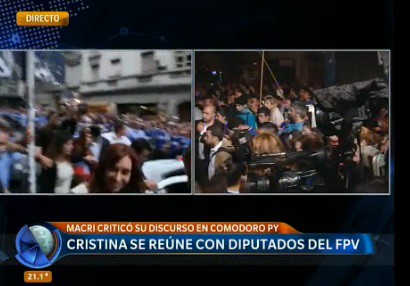 Cristina, reunida con los legisladores del bloque K