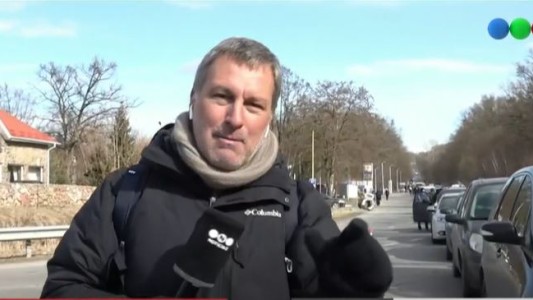 Telefe Noticias en Ucrania: El éxodo en Uzhgorod