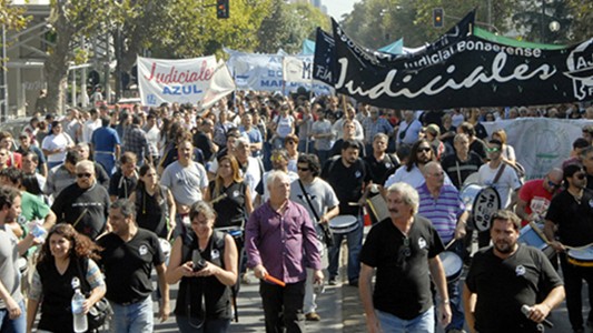 Se profundiza el conflicto de los trabajadores judiciales de la provincia en reclamo por paritarias