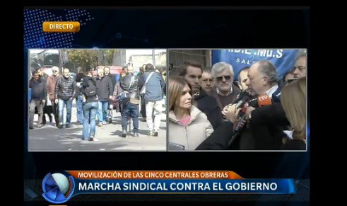 Hugo Yasky en la marcha sindical: "Estamos en el camino de la unidad"