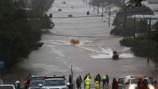 Ordenan la evacuación de 60.000 personas en Sidney por fuertes tormentas e inundaciones