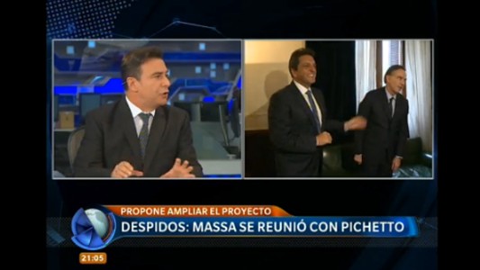Despidos: Massa se reunió con Pichetto
