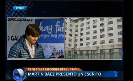 Martín Báez presentó un escrito ante Casanello en la causa por lavado de dinero