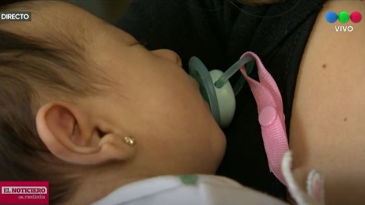 Bomberos voluntarios le salvaron la vida a una beba de 35 días