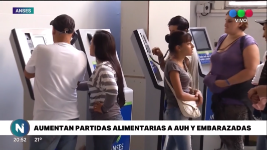 Suman un monto extra a la AUH y Asignación por Embarazo para partidas alimentarias