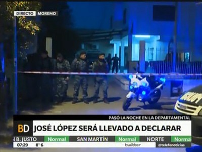 Será llevado a declarar José López