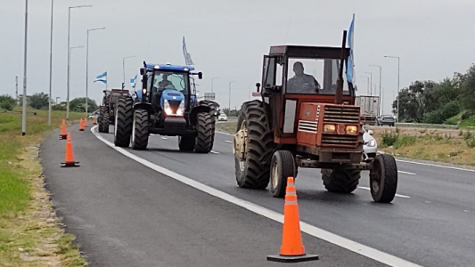Tractorazo en Córdoba y Entre Ríos: Productores se manifestaron contra las medidas del Gobierno Nacional