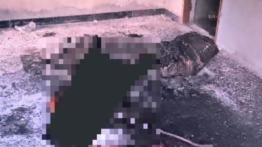 Cuerpo maniatado, estrangulado y carbonizado: horror en Virrey del Pino